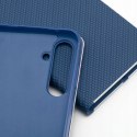 Etui z klapką Luna Book Carbon do Xiaomi Redmi Note 14 5G niebieski
