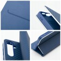 Etui z klapką Luna Book Carbon do Xiaomi Redmi Note 14 5G niebieski