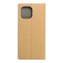 Etui z klapką Luna Book do Xiaomi Mi 11 złoty