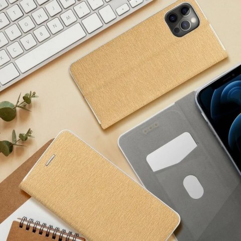Etui z klapką Luna Book do Xiaomi Mi 11 złoty