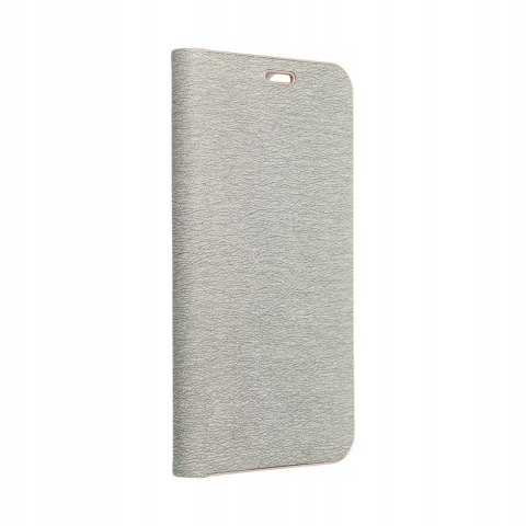 Etui z klapką Luna do Xiaomi Redmi 14C srebrny
