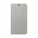 Etui z klapką Luna do Xiaomi Redmi 14C srebrny