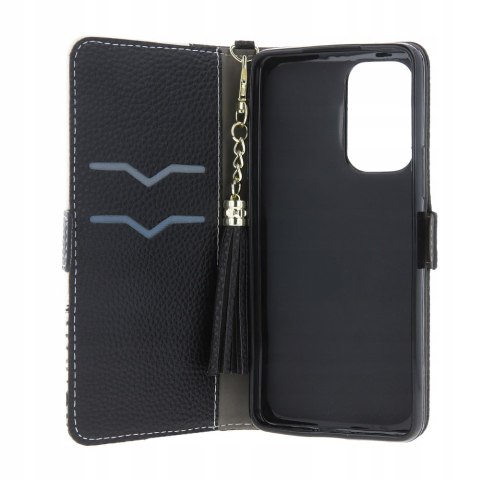 Etui zamykane z klapką Charms czarny do Xiaomi 13