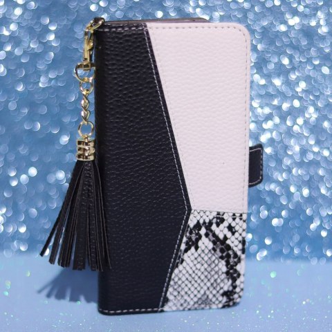 Etui zamykane z klapką Charms czarny do Xiaomi 13