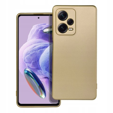 Plecki MEtallic do Xiaomi Redmi Note 12 Pro+ złoty