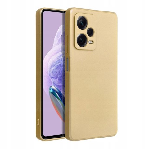 Plecki MEtallic do Xiaomi Redmi Note 12 Pro+ złoty