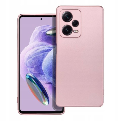 Plecki Metallic do Xiaomi Redmi Note 12 Pro+ różowy