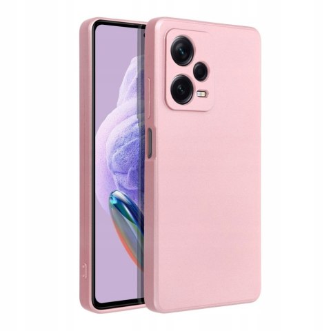 Plecki Metallic do Xiaomi Redmi Note 12 Pro+ różowy