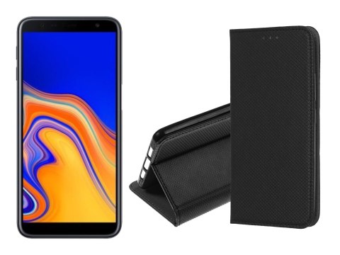 Etui z klapką Smart Case do Samsung Galaxy J4+ czarny