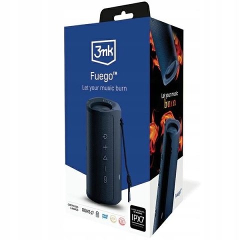 Głośnik przenośny 3mk Fuego Black czarny 30 W