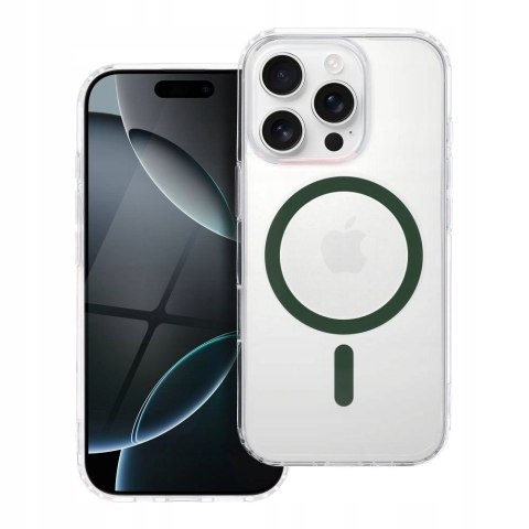 Plecki Drop Glue Colorful Ring Mag Cover do Samsung Galaxy A26 zielony