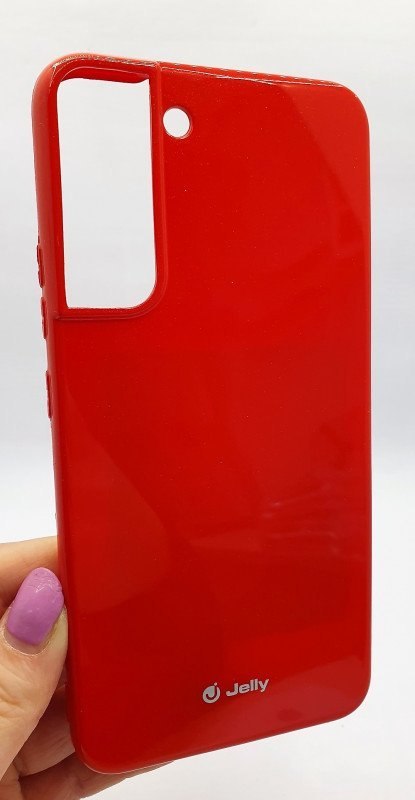 Plecki Mercury Jelly do Samsung Galaxy S22 Plus czerwony