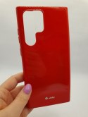 Plecki Mercury Jelly do Samsung Galaxy S22 Ultra czerwony