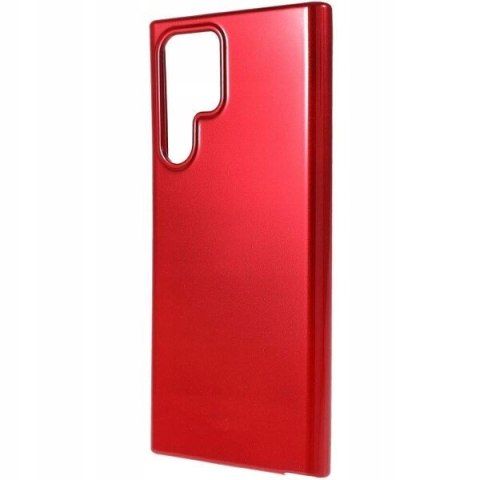 Plecki Mercury Jelly do Samsung Galaxy S22 Ultra czerwony