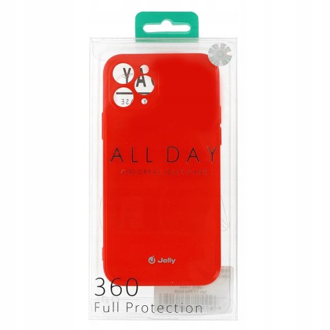 Plecki Mercury Jelly do Samsung Galaxy S22 czerwony