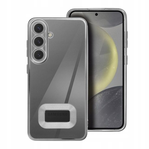 Plecki Pokrowiec Z Zabezpieczeniem Obiektywu do Samsung Galaxy A26 srebrny