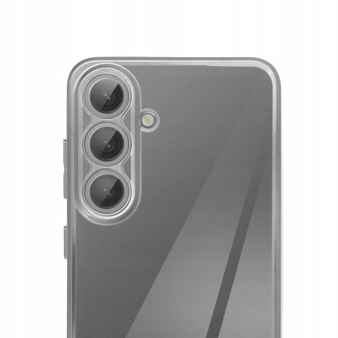 Plecki Pokrowiec Z Zabezpieczeniem Obiektywu do Samsung Galaxy A26 srebrny