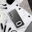 Plecki Pokrowiec Z Zabezpieczeniem Obiektywu do Samsung Galaxy A26 srebrny