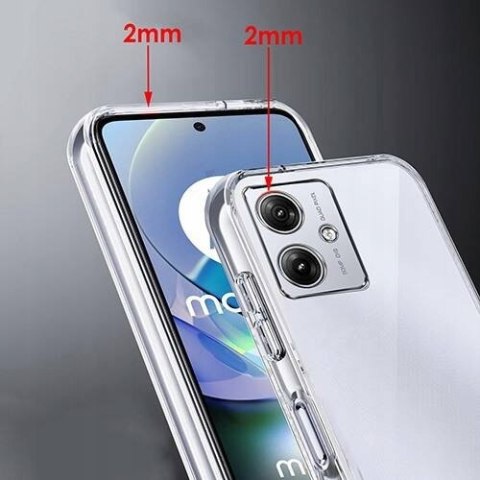 Etui silikonowe do MOTOROLA MOTO G54 5G obudowa plecki case 2mm bezbarwny