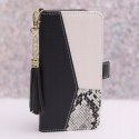 Etui z klapką Charms do Oppo A16, A16s, A54s czarno-biały
