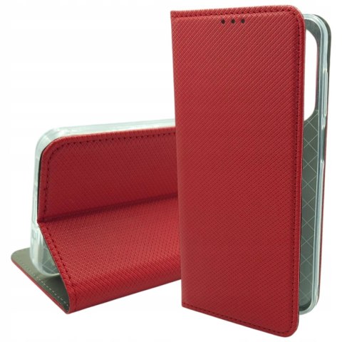 Etui z klapką FLIP MAGNET do SAMSUNG A17 CZERWONY POKROWIEC KSIĄŻKA
