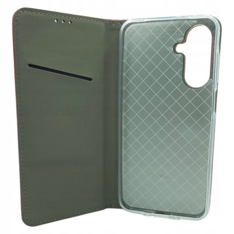 Etui z klapką FLIP MAGNET do SAMSUNG A17 CZERWONY POKROWIEC KSIĄŻKA