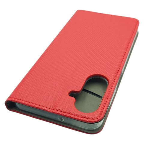 Etui z klapką FLIP MAGNET do SAMSUNG A17 CZERWONY POKROWIEC KSIĄŻKA