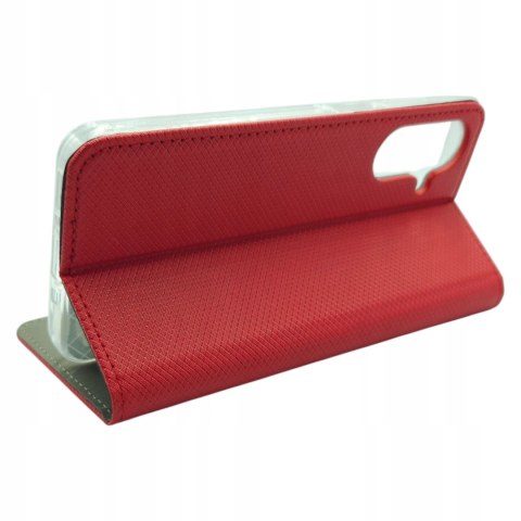 Etui z klapką FLIP MAGNET do SAMSUNG A17 CZERWONY POKROWIEC KSIĄŻKA
