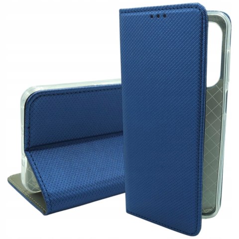 Etui z klapką FLIP MAGNET do SAMSUNG A17 GRANATOWY POKROWIEC KSIĄŻKA