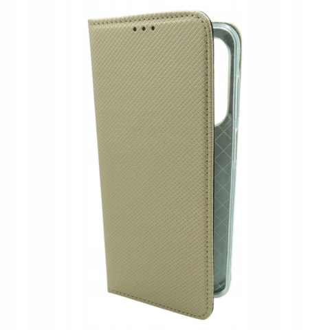 Etui z klapką FLIP MAGNET do SAMSUNG A17 ZŁOTY POKROWIEC KSIĄŻKA