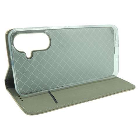 Etui z klapką FLIP MAGNET do SAMSUNG A17 ZŁOTY POKROWIEC KSIĄŻKA