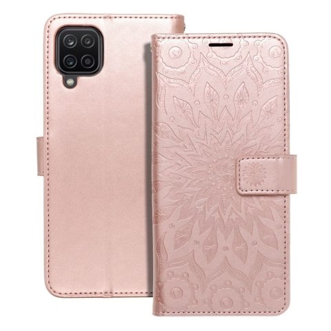 Etui z klapką Forcell do Samsung Galaxy A12 różowy