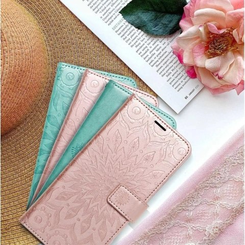 Etui z klapką Forcell do Samsung Galaxy A12 różowy