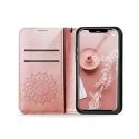 Etui z klapką Forcell do Samsung Galaxy A12 różowy