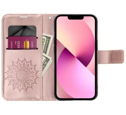 Etui z klapką Forcell do Samsung Galaxy A12 różowy