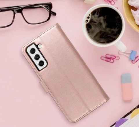 Etui z klapką Forcell do Samsung Galaxy A12 różowy
