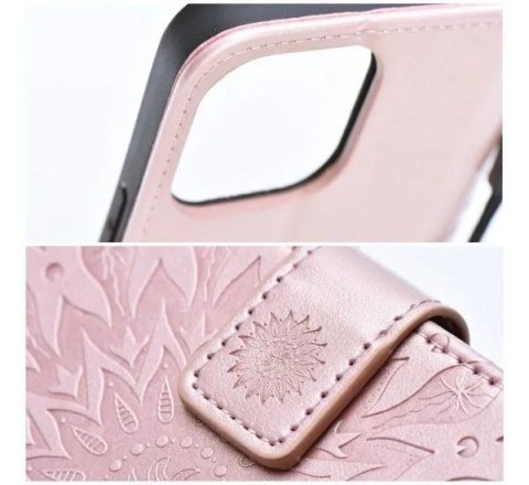 Etui z klapką Forcell do Samsung Galaxy A12 różowy