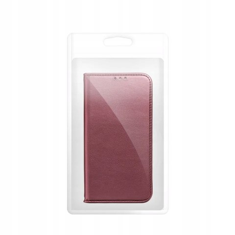 Etui z klapką / Kabura SMART MAGNETO do REALME 14x 5G burgundowe