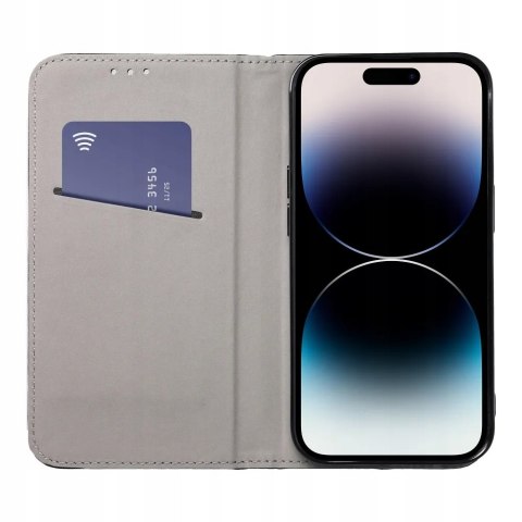 Etui z klapką / Kabura SMART MAGNETO do REALME 14x 5G burgundowe