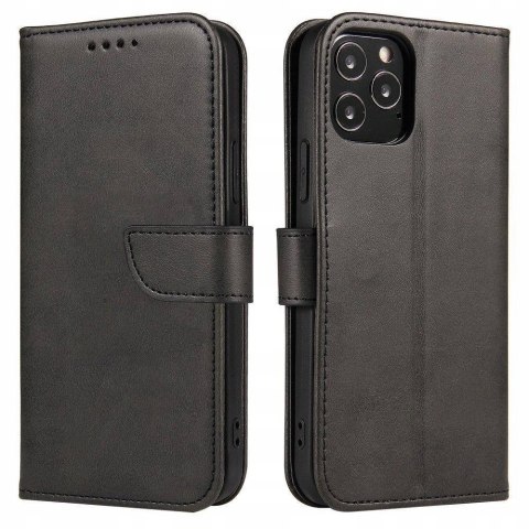 Etui z klapką Marva Futerał Z Kieszonkami do Motorola Moto G14 czarny