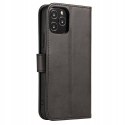 Etui z klapką Marva Futerał Z Kieszonkami do Motorola Moto G14 czarny