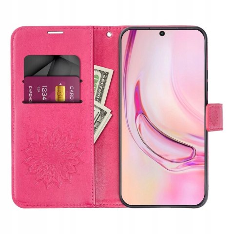 Etui z klapką Mezzo Book do Samsung Galaxy A17 różowy