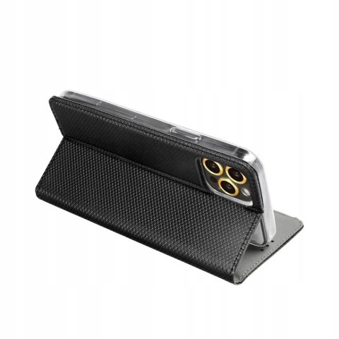 Etui z klapką Partner Tele do Motorola Edge 40 Neo czarny