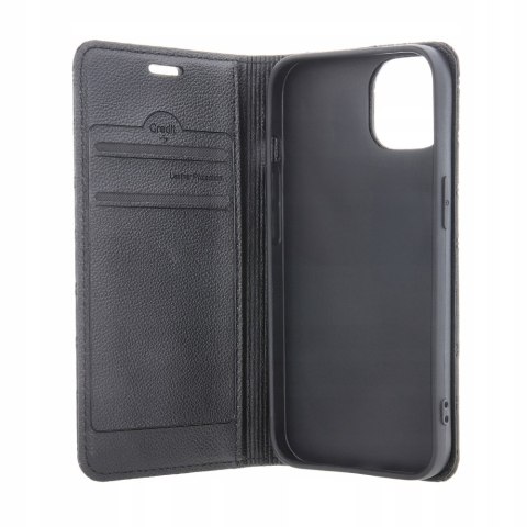 Etui z klapką Smart Caro Kabura Ze Wzorem do Motorola Moto E13 czarny
