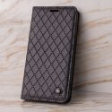 Etui z klapką Smart Caro Kabura Ze Wzorem do Motorola Moto E13 czarny