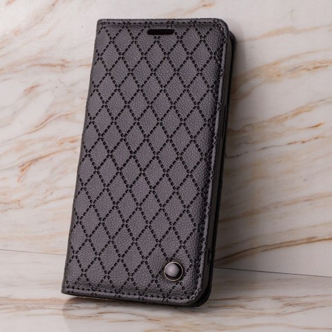Etui z klapką Smart Caro Kabura Ze Wzorem do Motorola Moto E13 czarny