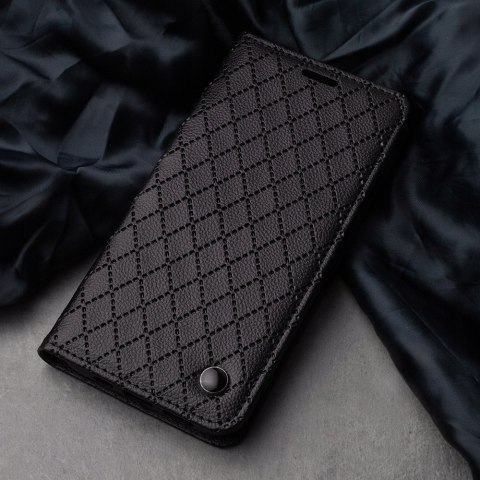Etui z klapką Smart Caro Kabura Ze Wzorem do Motorola Moto E13 czarny