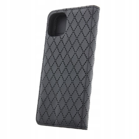 Etui z klapką Smart Caro Kabura Ze Wzorem do Motorola Moto E13 czarny