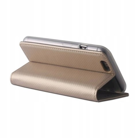 Etui z klapką Smart Magnet do Oppo A17 złoty