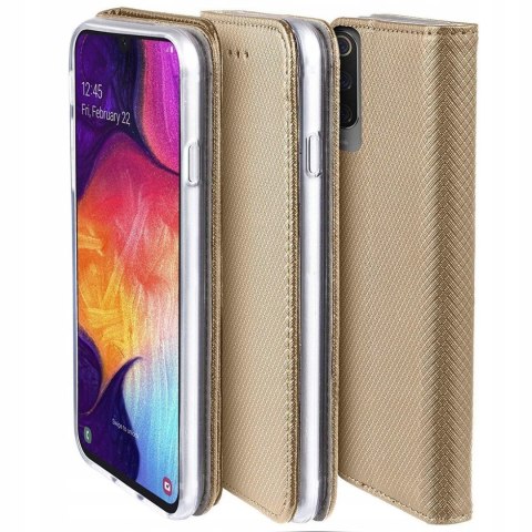 Etui z klapką Smart Magnet do Oppo A17 złoty